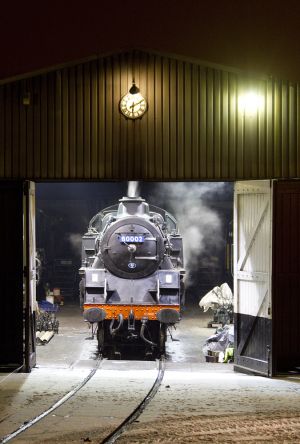 bedding down haworth station november 2010 sm.jpg